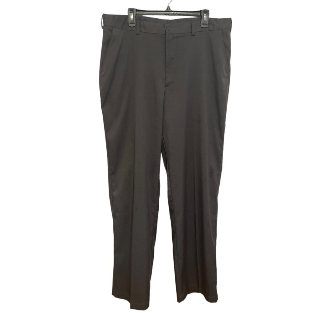 PEBBLE BEACH Performance Golf Pants Men's 38x34‎ Charcoal Stretch Activewear EUC